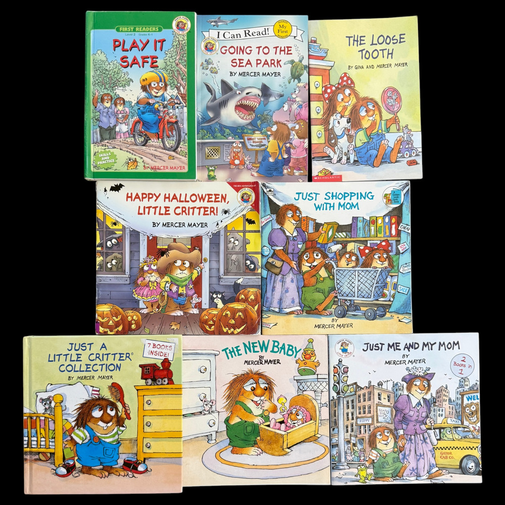 Lot of 8 Little Critter Books by Mercer Meyer Hardcover & Paperback I Can Read